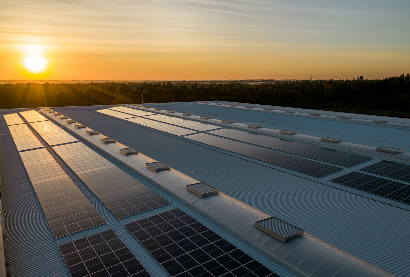 Panneaux photovoltaïques installés en toiture